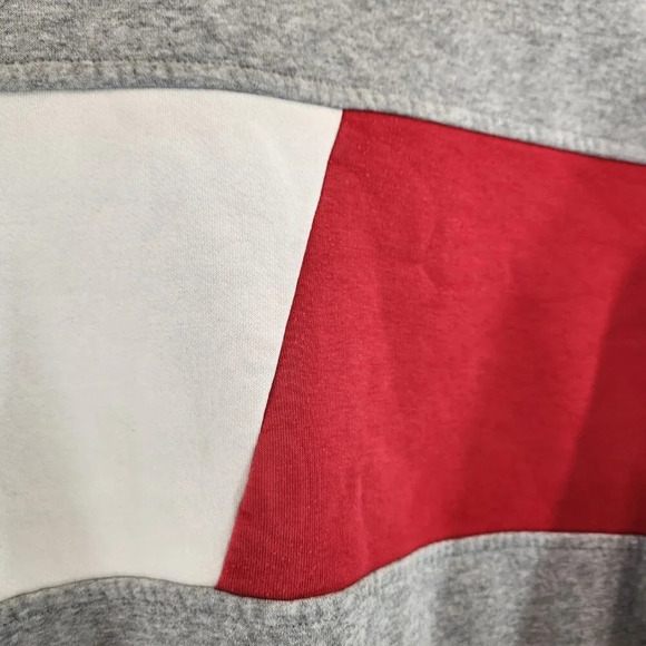 Tommy Hilfiger Sport Color Block Cropped Sweatshirt Womens  Large - Picture 3 of 10
